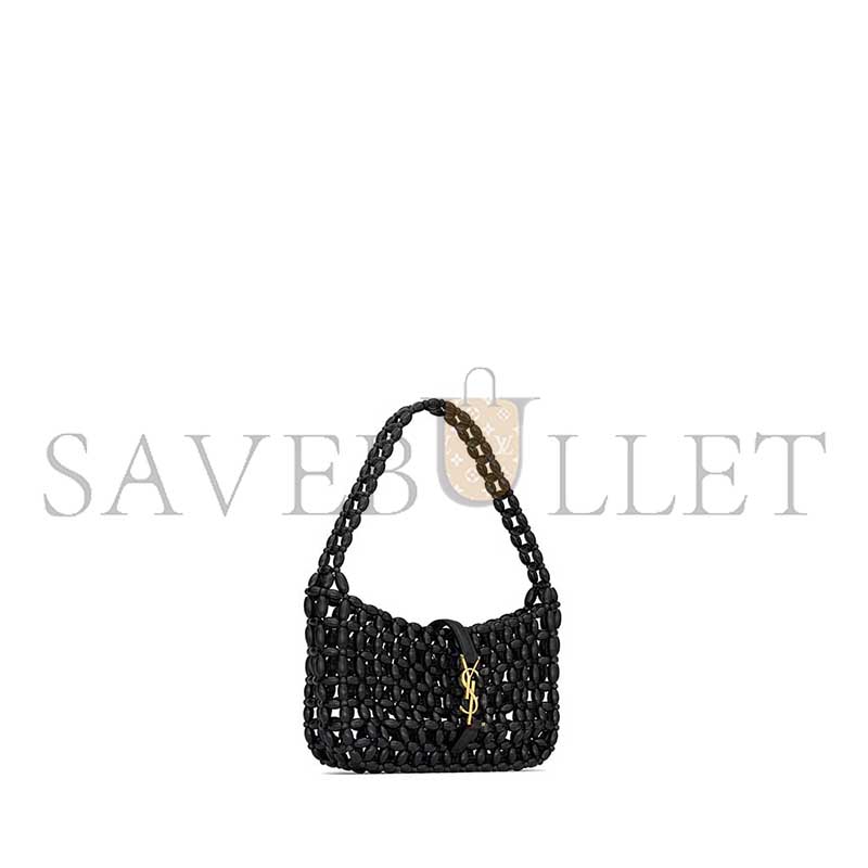 YSL LE LE 5 À 7 WOODEN BEAD HANDBAG 862997KAAAY1000 (21*15*6cm)